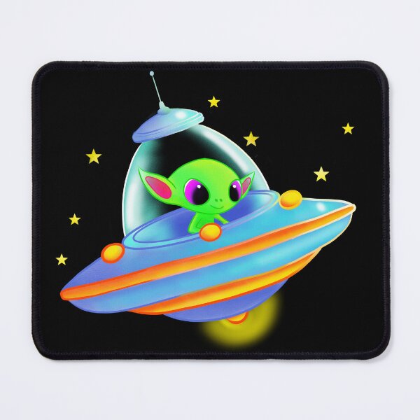 Item preview, Extraterrestrial in his saucer designed and sold by Azyrielle.
