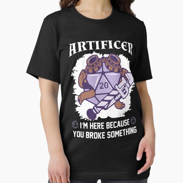 Item preview, Artificer D20 Motto - Dungeons & Dragons Artificer Class designed and sold by sunburstrpg.