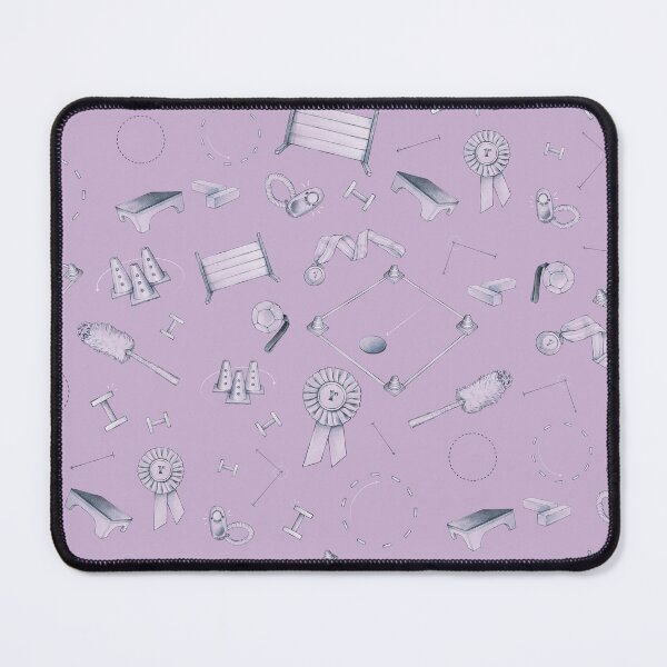 Item preview, FCI Obedience Hand Drawn Pattern Purple designed and sold by JustPawsome.