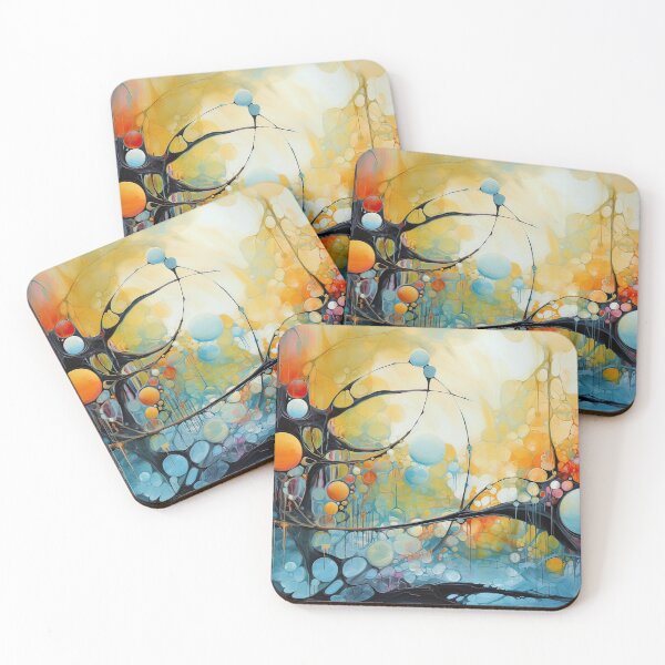 Item preview, Fabric Design Bubbling Up abstract designed and sold by FaganStudio6696.