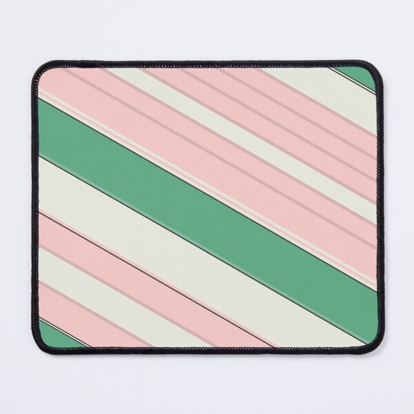 Item preview, Leisure Stripes Diagonal - Green and Pink designed and sold by SilverPegasus.