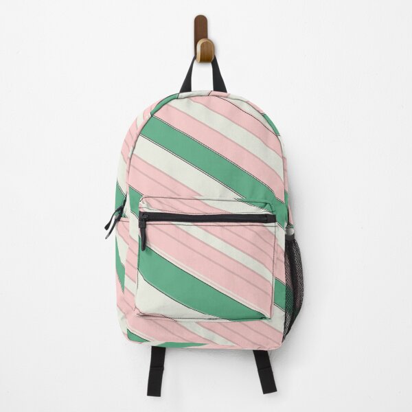 Item preview, Leisure Stripes Diagonal - Green and Pink designed and sold by SilverPegasus.