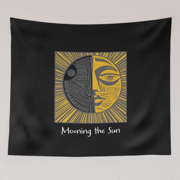Item preview, Funny Solar Eclipse Pun Mooning the Sun designed and sold by whyitsme.