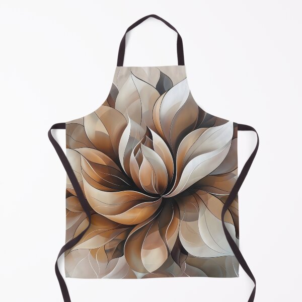 Item preview, muted earthtone lotus flower print designed and sold by dcrc.