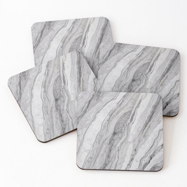 Item preview, Rare white grey marble pattern design designed and sold by Anshu3813.