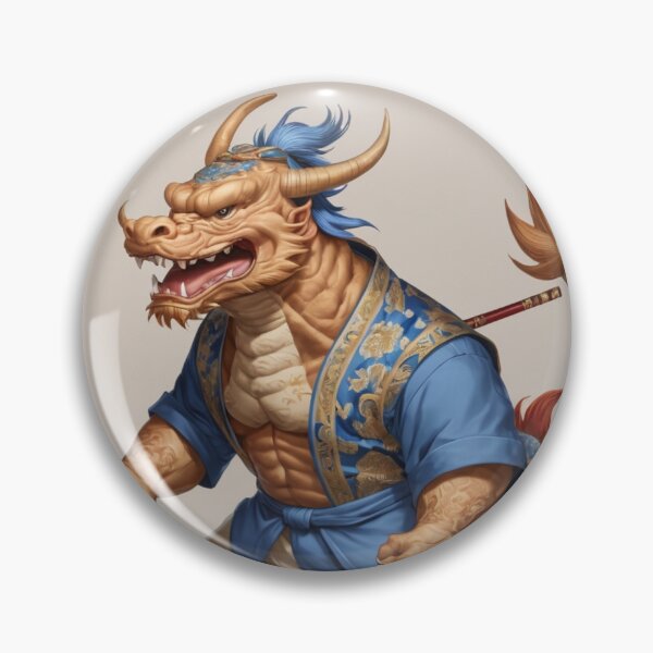 Item preview,  "Azure Dragon: Stylishly Mythical in Blue Attire" designed and sold by Motivamujer.