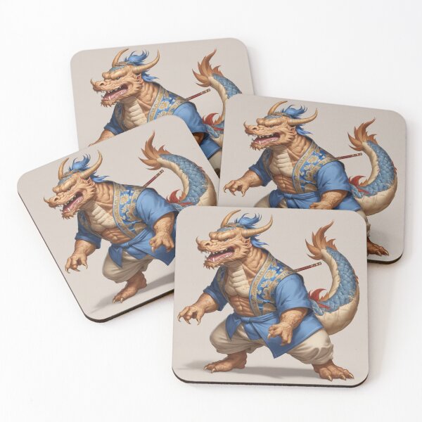 Item preview,  "Azure Dragon: Stylishly Mythical in Blue Attire" designed and sold by Motivamujer.