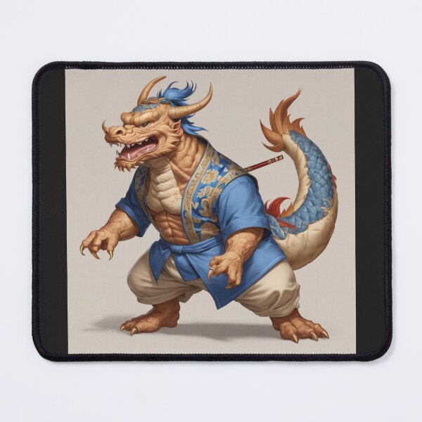Item preview,  "Azure Dragon: Stylishly Mythical in Blue Attire" designed and sold by Motivamujer.