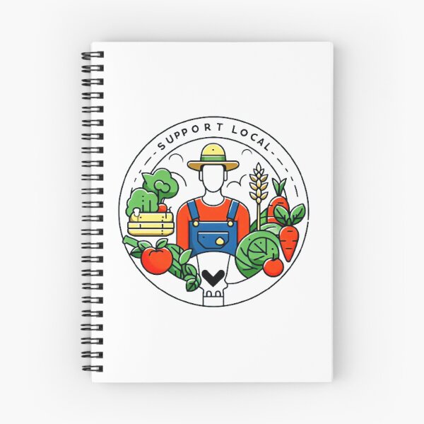 Item preview, Coma local Apoye a los agricultores locales designed and sold by LoveDesignMania.