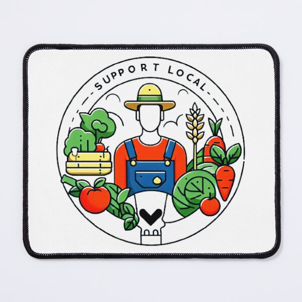 Item preview, Coma local Apoye a los agricultores locales designed and sold by LoveDesignMania.