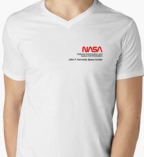 NASA x Vans (Space White) Men's V-Neck T-Shirt