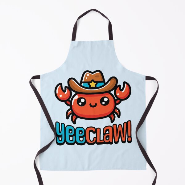 Item preview, YeeClaw! Cute Cowboy Crab Cartoon designed and sold by PMCreative.