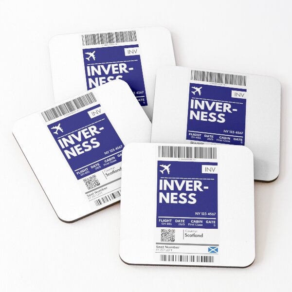 Item preview, Inverness Airplane Boarding pass designed and sold by RoamInk.