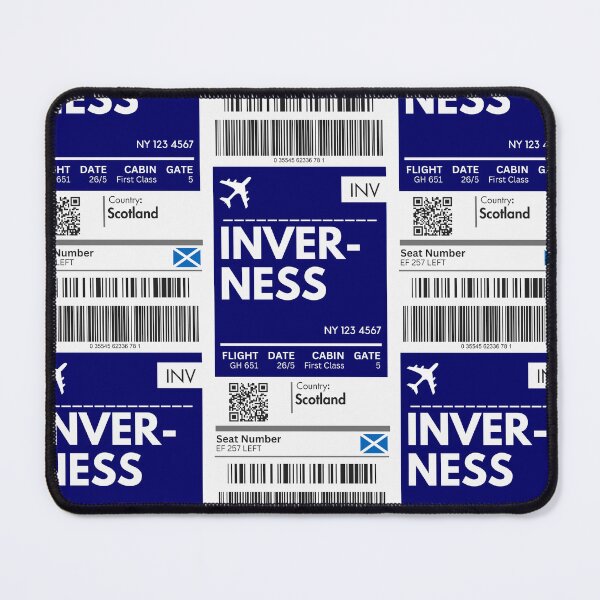 Item preview, Inverness Airplane Boarding pass designed and sold by RoamInk.