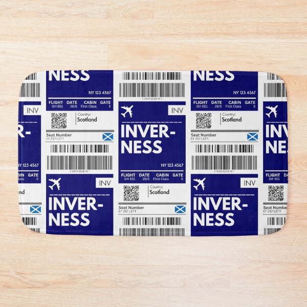 Item preview, Inverness Airplane Boarding pass designed and sold by RoamInk.