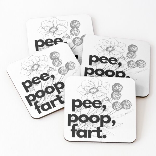 Item preview, Pee, Poop, Fart designed and sold by Wish Art.