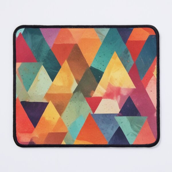 Item preview, colorful geometry triangle pattern design designed and sold by Anshu3813.