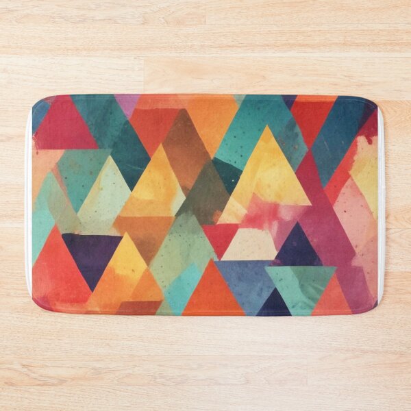 Item preview, colorful geometry triangle pattern design designed and sold by Anshu3813.