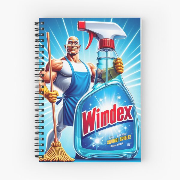 Item preview, Nothing Like Mr.Clean holding some Wimdex Fan ART LIGHT BLUE designed and sold by SaraDatCool.