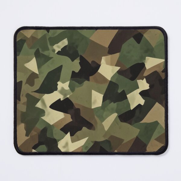 Item preview, colorful green geometry camouflage pattern design designed and sold by Anshu3813.