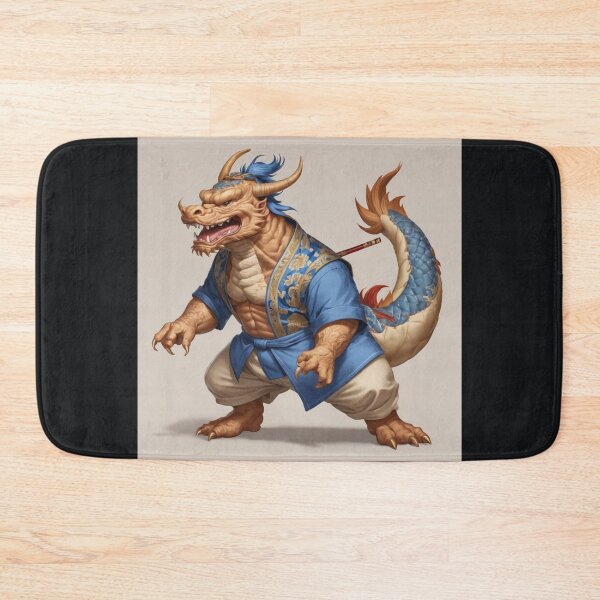 Item preview,  "Azure Dragon: Stylishly Mythical in Blue Attire" designed and sold by Motivamujer.