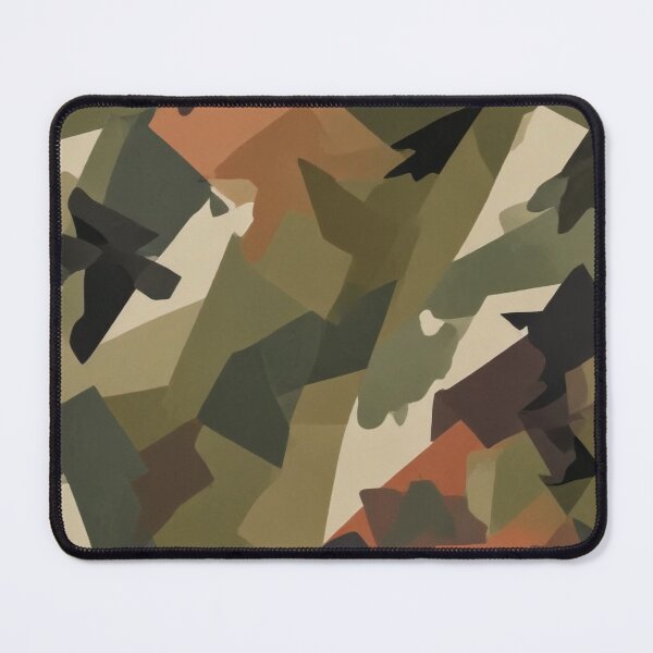 Item preview, colorful green geometry camouflage pattern design designed and sold by Anshu3813.