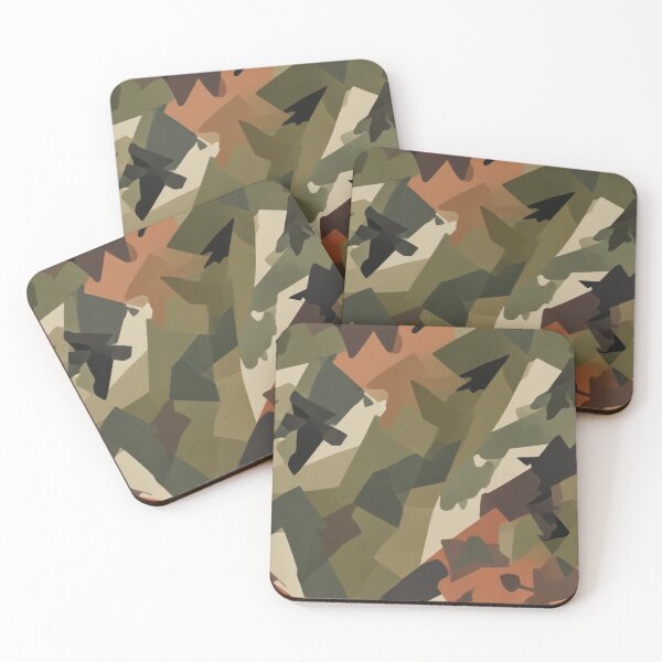 Item preview, colorful green geometry camouflage pattern design designed and sold by Anshu3813.