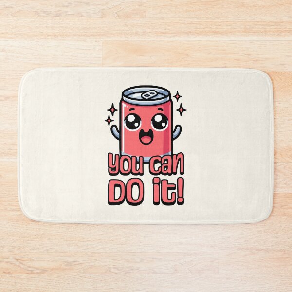 Item preview, You Can Do It! Cute Soda Can Pun designed and sold by PMCreative.