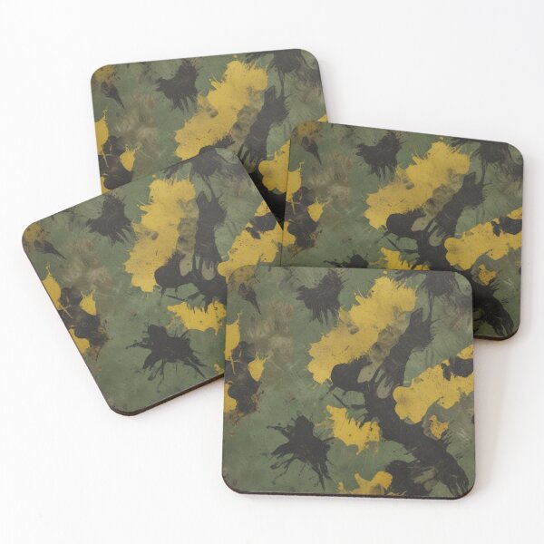 Item preview, colorful green geometry camouflage pattern design designed and sold by Anshu3813.