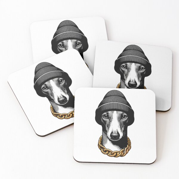 Item preview, Greyhound dog cool gold chain gift designed and sold by Pineapple-Tree.