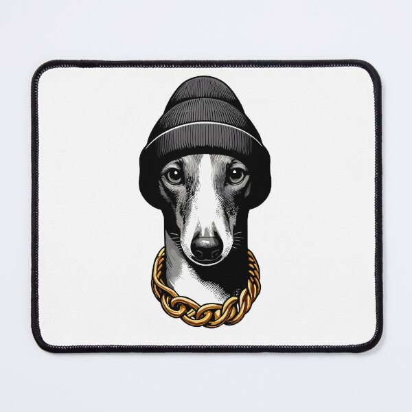 Item preview, Greyhound dog cool gold chain gift designed and sold by Pineapple-Tree.