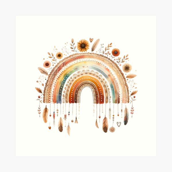 Item preview, Watercolor Western Boho  designed and sold by pencil-art98.