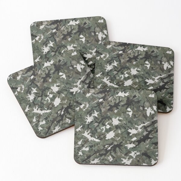 Item preview, colorful green geometry camouflage pattern design designed and sold by Anshu3813.
