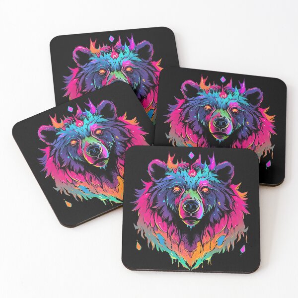 Item preview, colorful bear designed and sold by maniabx.