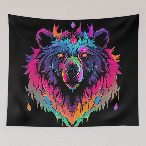 Item preview, colorful bear designed and sold by maniabx.