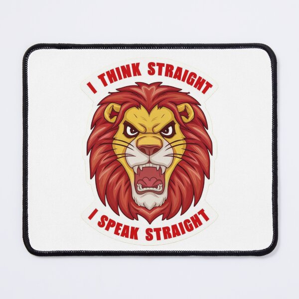 Item preview, I Think Straight I Speak Straight designed and sold by Krieghorn.