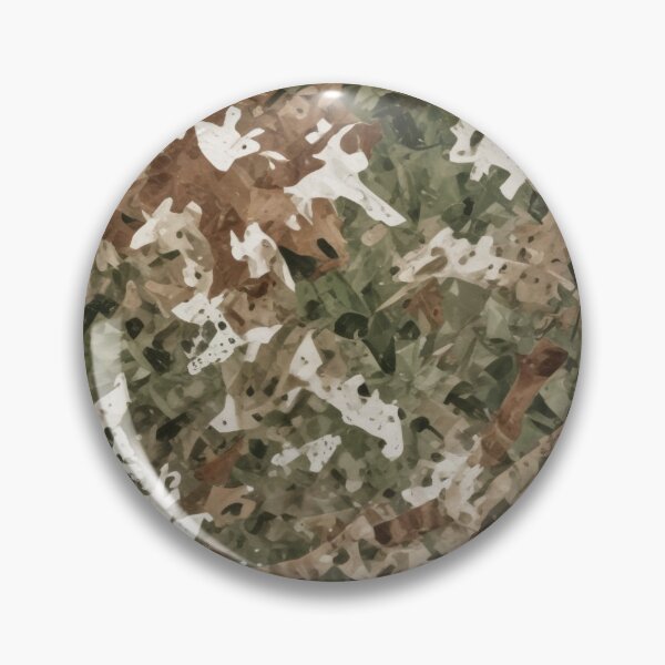 Item preview, colorful green geometry camouflage pattern design designed and sold by Anshu3813.
