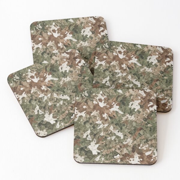 Item preview, colorful green geometry camouflage pattern design designed and sold by Anshu3813.