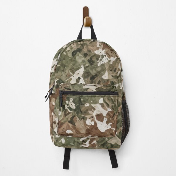 Item preview, colorful green geometry camouflage pattern design designed and sold by Anshu3813.