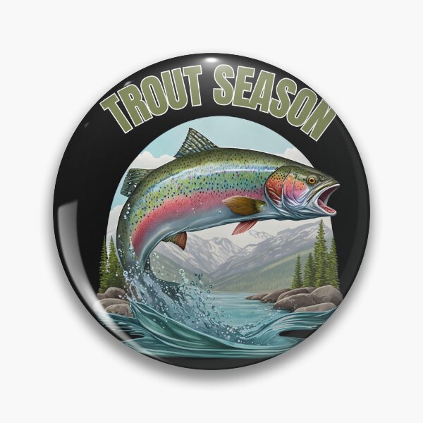 Item preview, Colorful Mountain Stream Trout Season designed and sold by AlienOccupation.