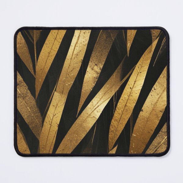 Item preview, beautiful black gold leaf pattern design designed and sold by Anshu3813.