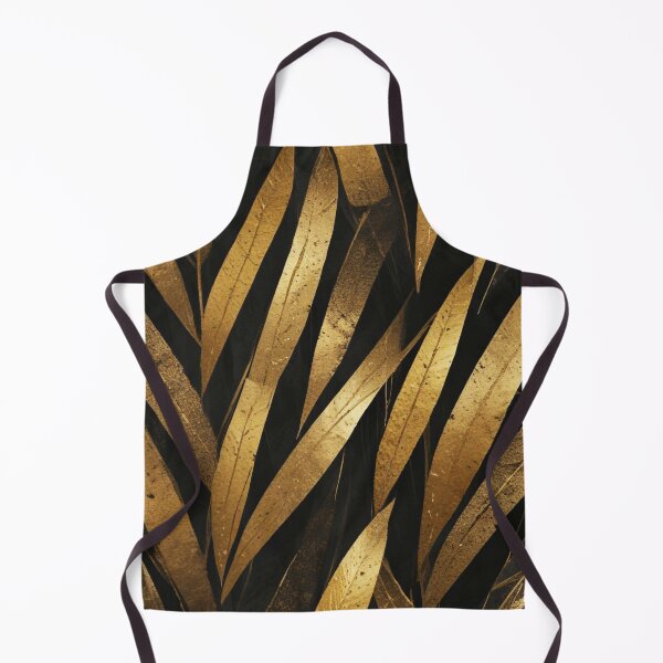 Item preview, beautiful black gold leaf pattern design designed and sold by Anshu3813.