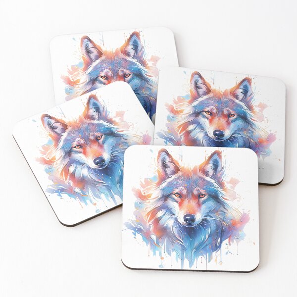 Item preview, wolf face designed and sold by maniabx.