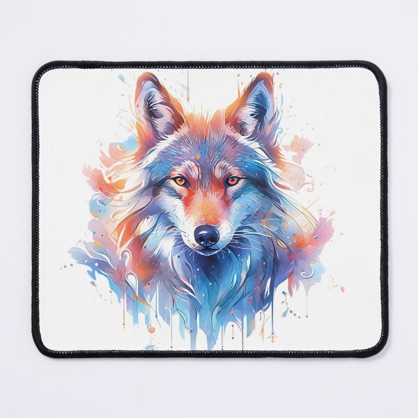 Item preview, wolf face designed and sold by maniabx.