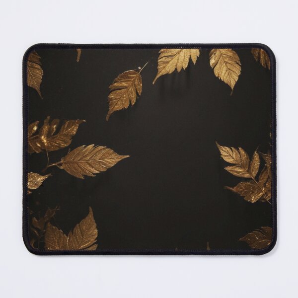 Item preview, beautiful black gold leaf pattern design designed and sold by Anshu3813.