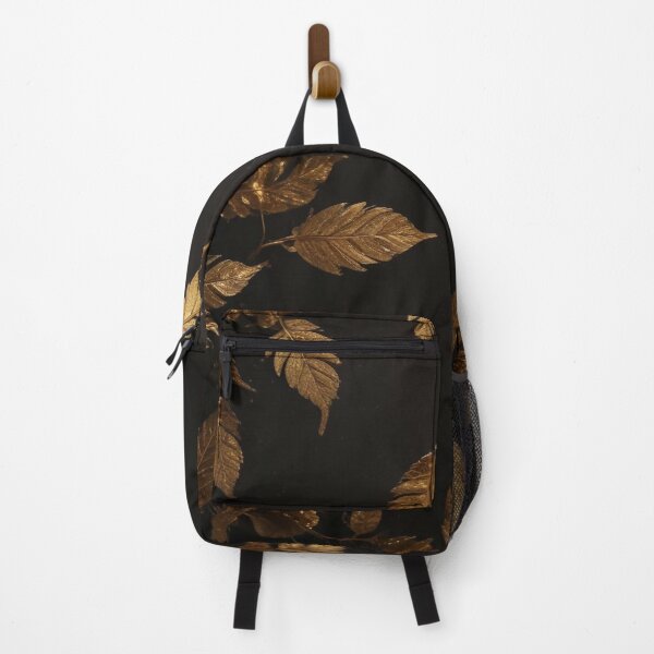 Item preview, beautiful black gold leaf pattern design designed and sold by Anshu3813.