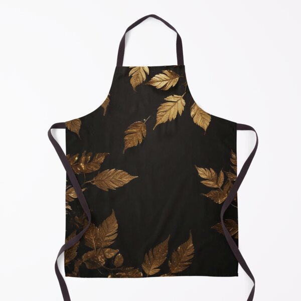 Item preview, beautiful black gold leaf pattern design designed and sold by Anshu3813.