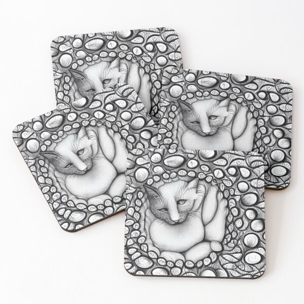 Item preview, Cat in hiding designed and sold by George Hutton Hunter.