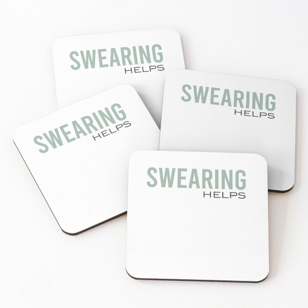Item preview, Funny Sarcastic Swearing Helps designed and sold by whyitsme.
