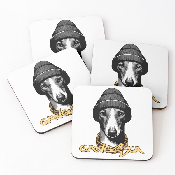 Item preview, Greyhound Gangsta Dog Gift designed and sold by Pineapple-Tree.